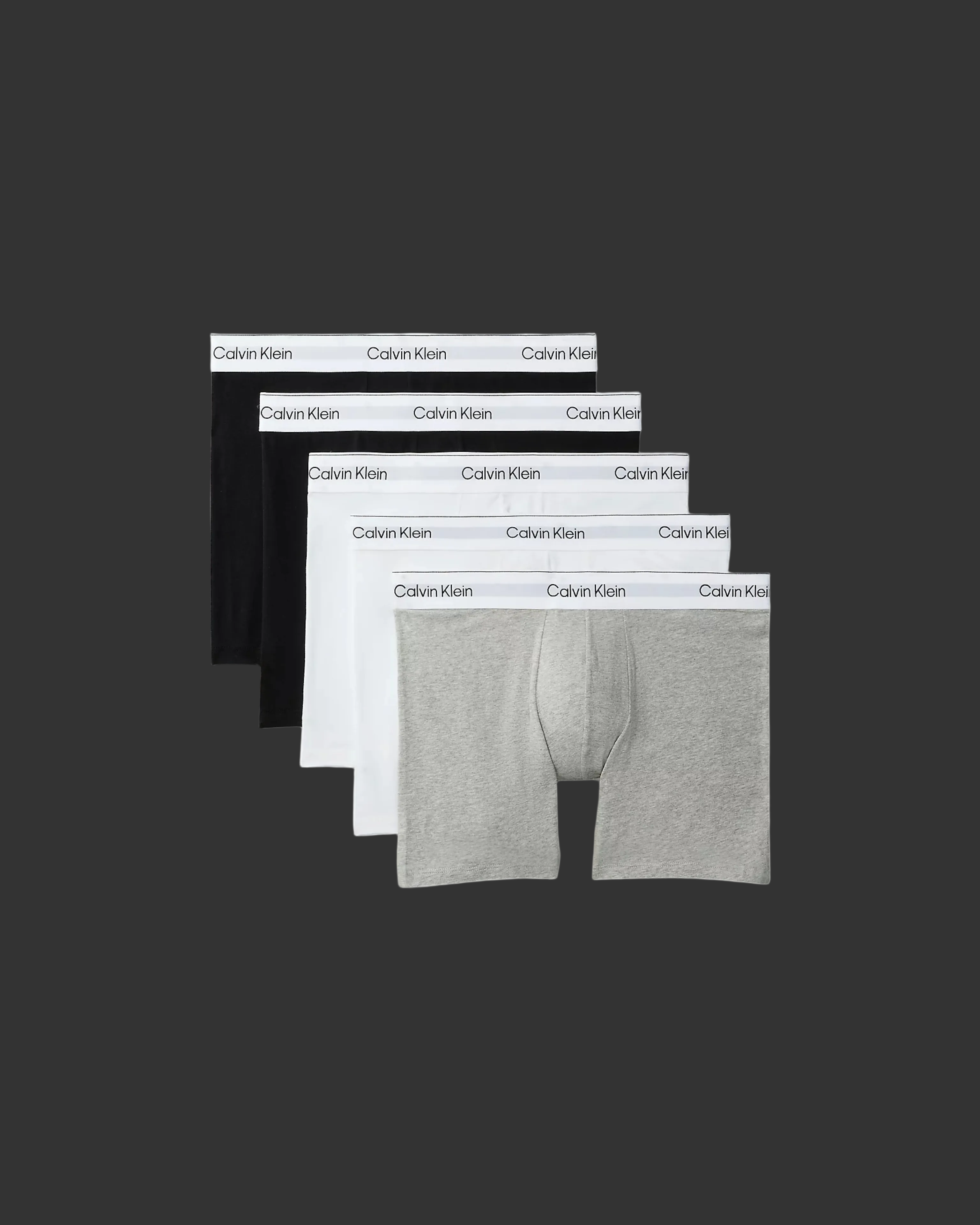 Calvin Klein 5 Pack Boxer Briefs - Icon Cotton Stretch