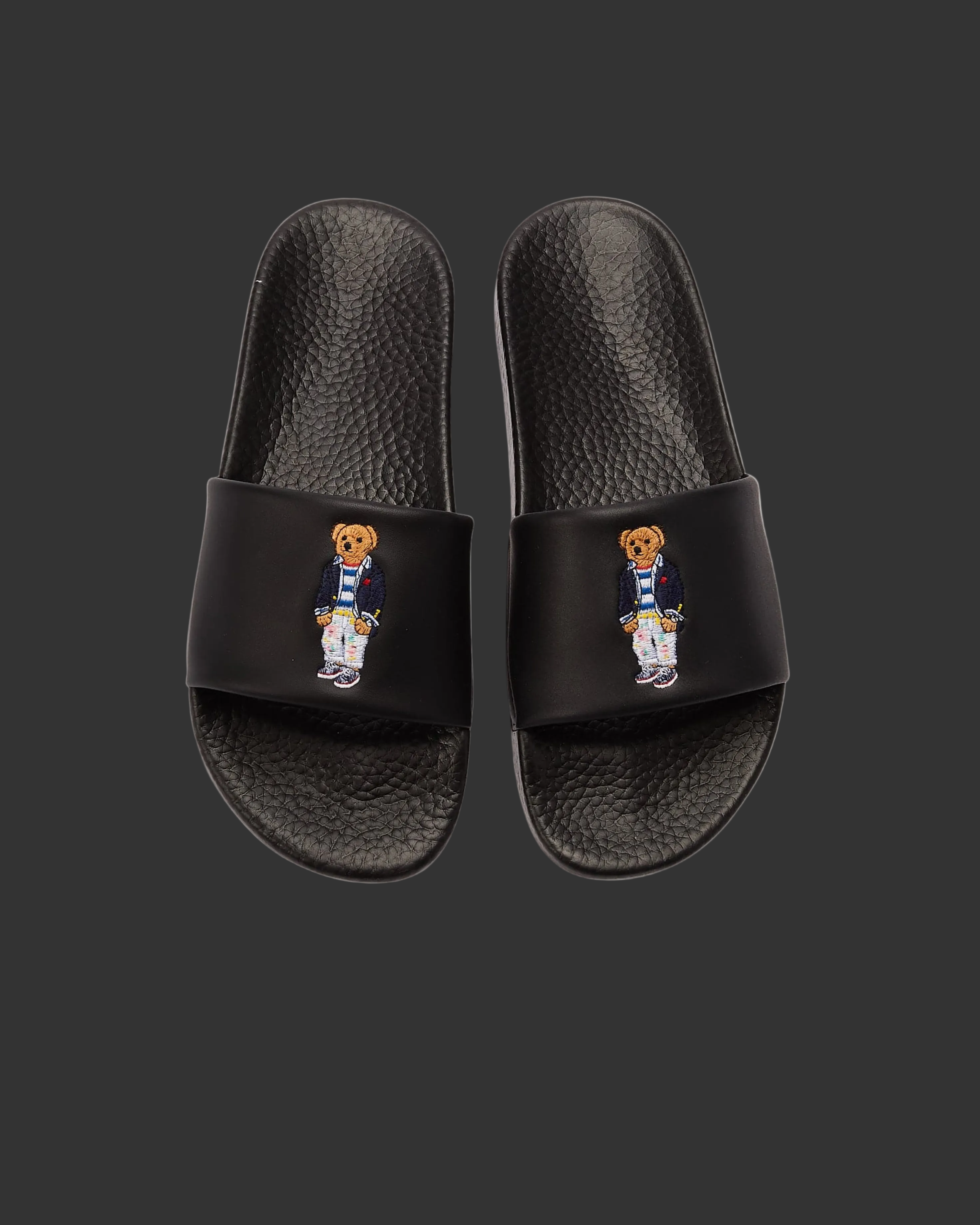 Polo Ralph Lauren Bear Slide - "Black"
