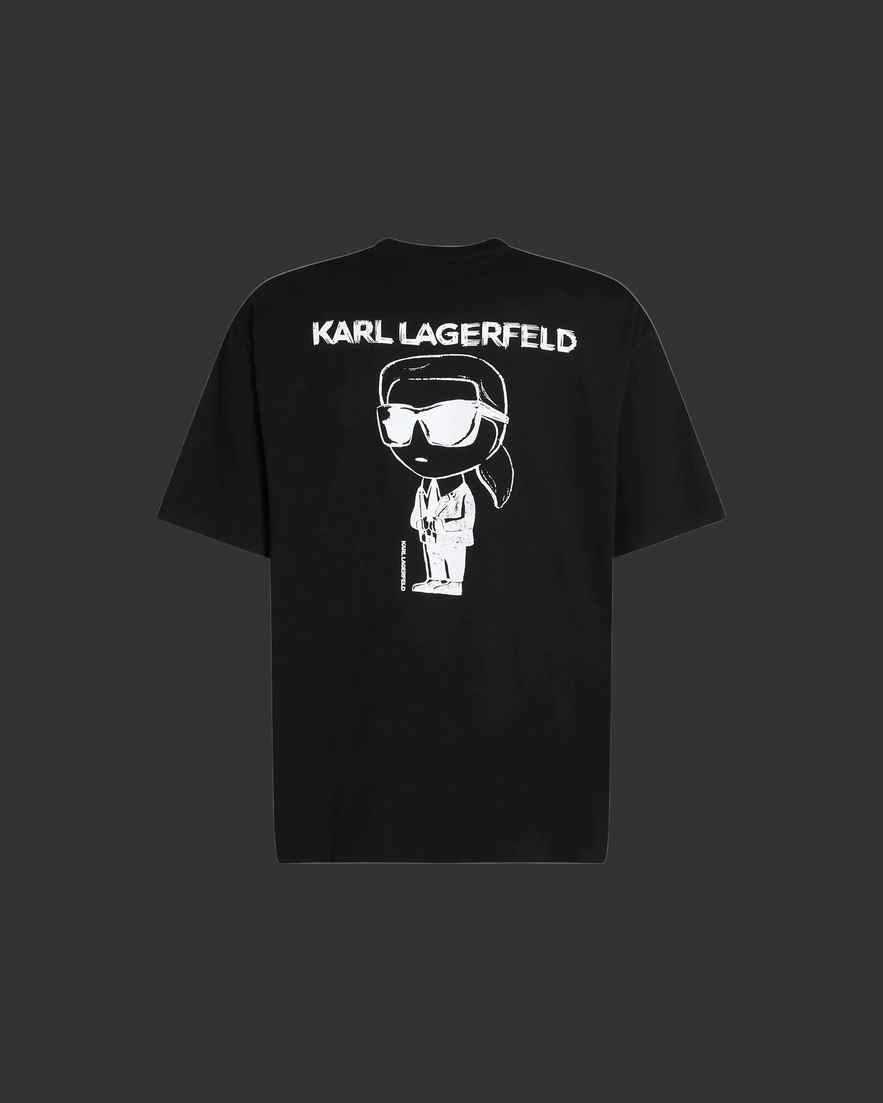 Karl Lagerfeld Ikon-patch T-shirt - "Black"