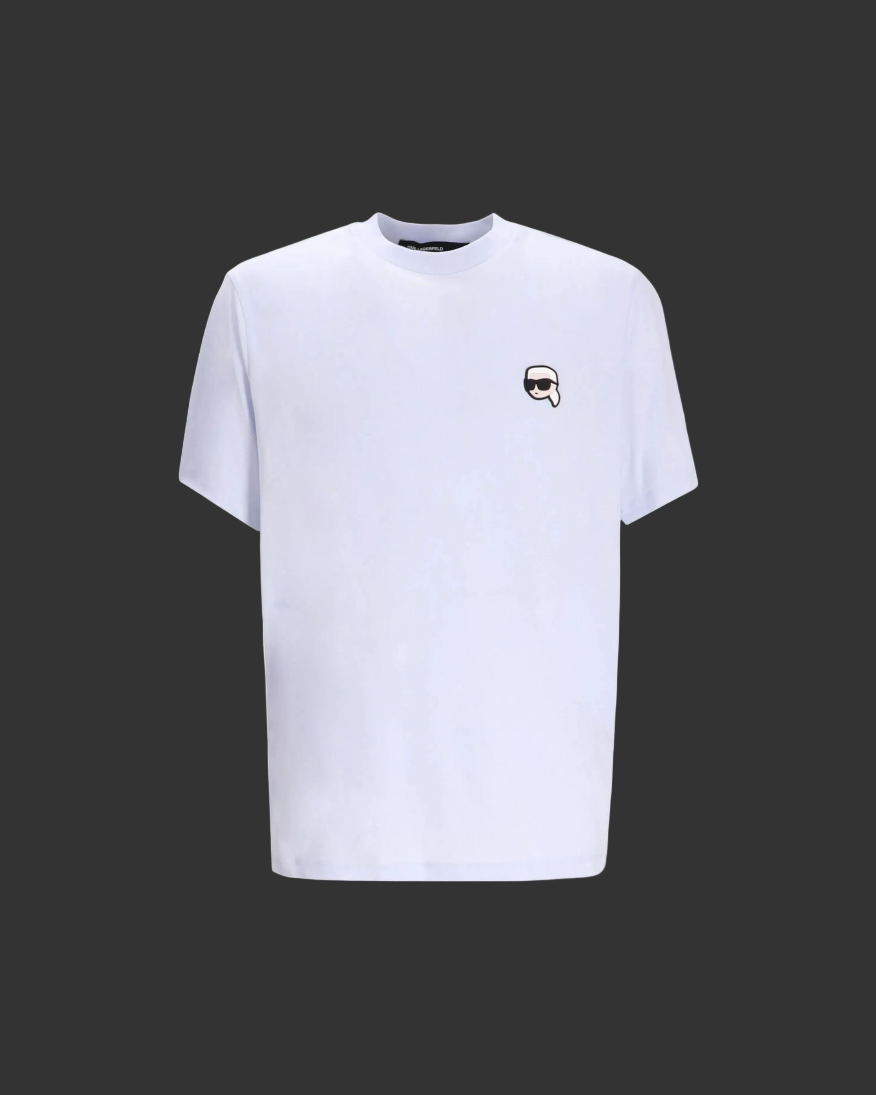 Karl Lagerfeld K-face logo T-shirt - "White"