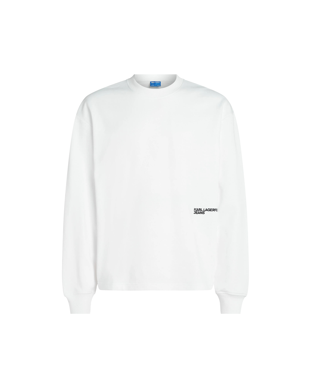 Karl Lagerfeld Jeans Graphic-print Sweater - "White/Black"