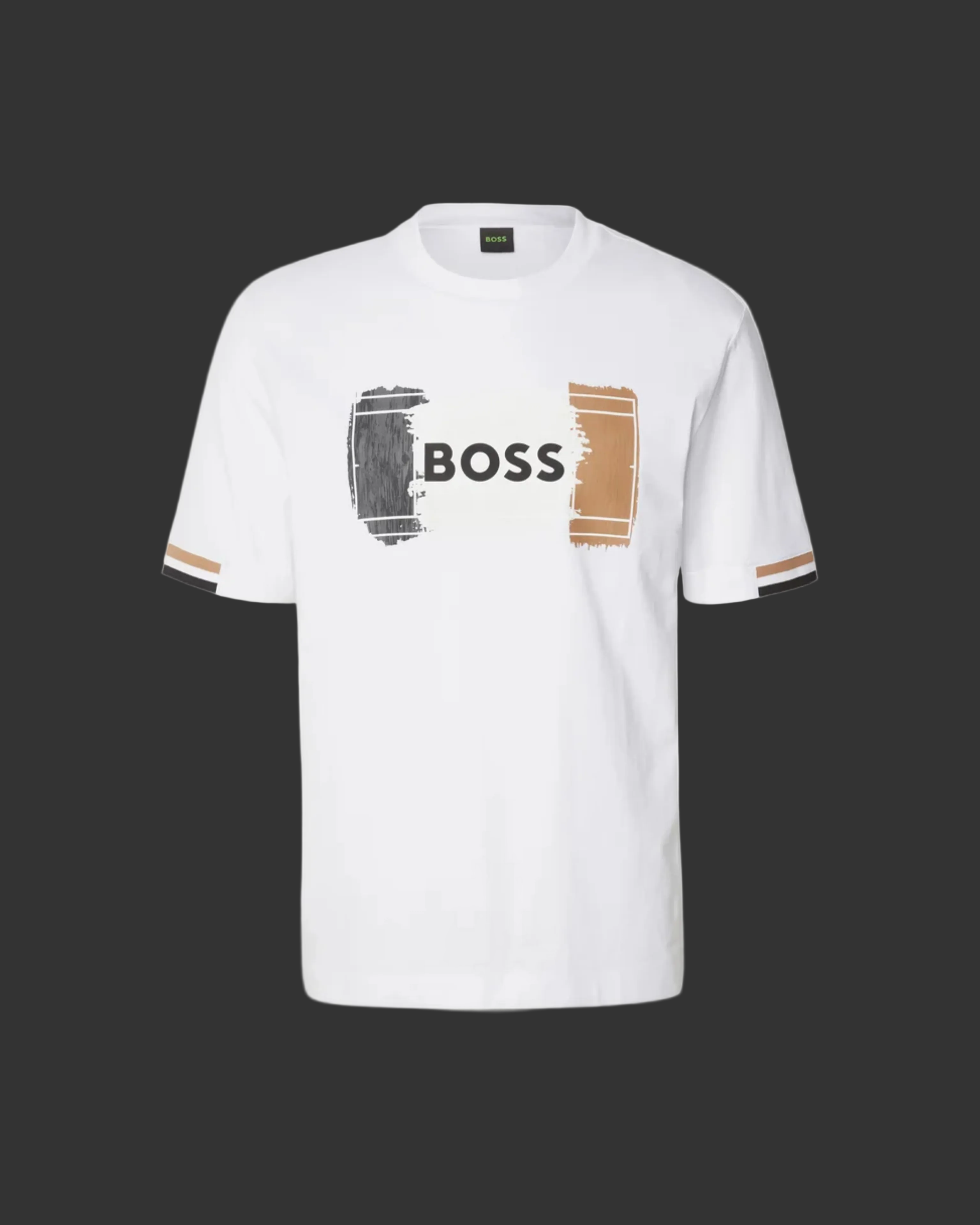 Hugo Boss Open Print T-shirt - "Open White"