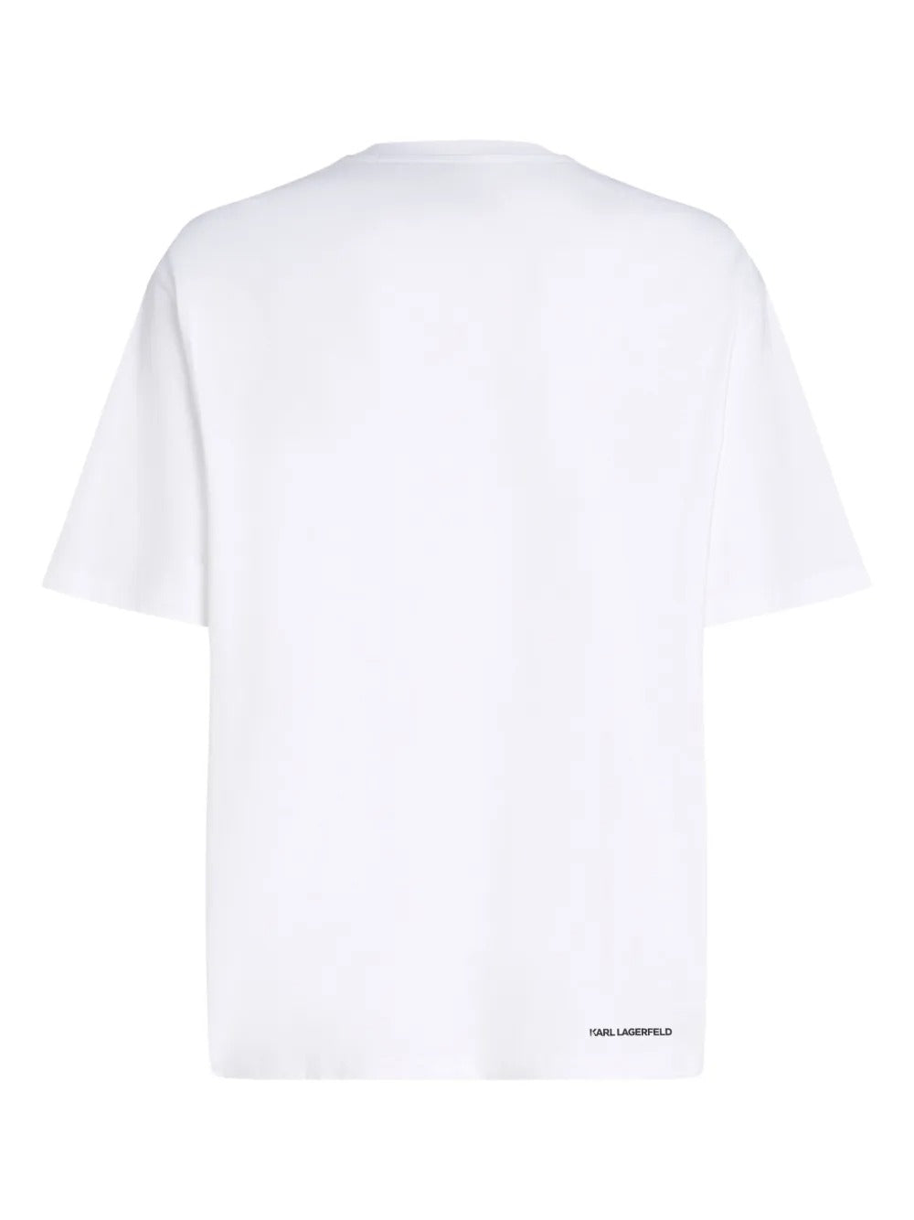 Karl Lagerfeld Ikon-print T-shirt - "White"