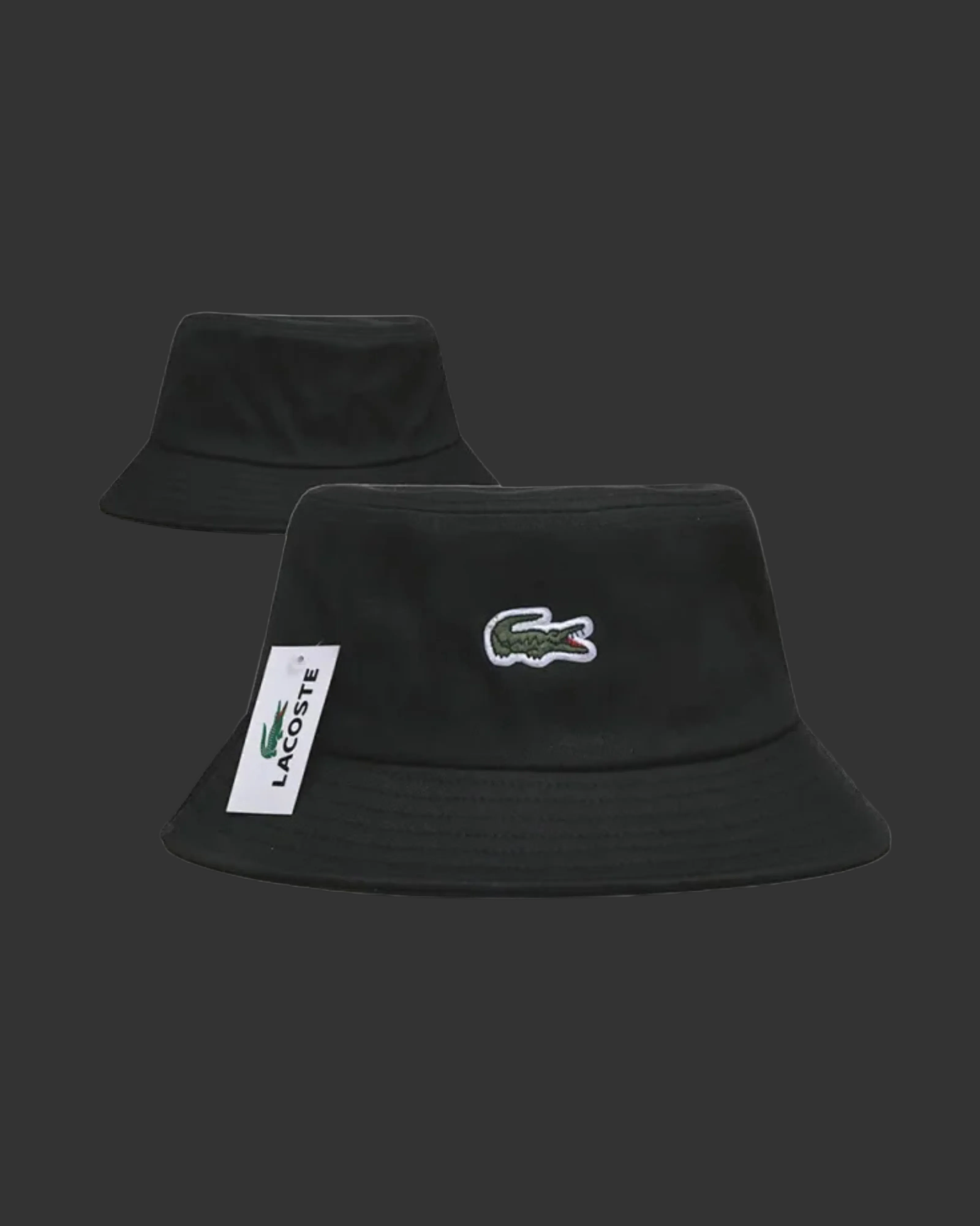 Lacoste Small Logo Bucket Hat - "Black"