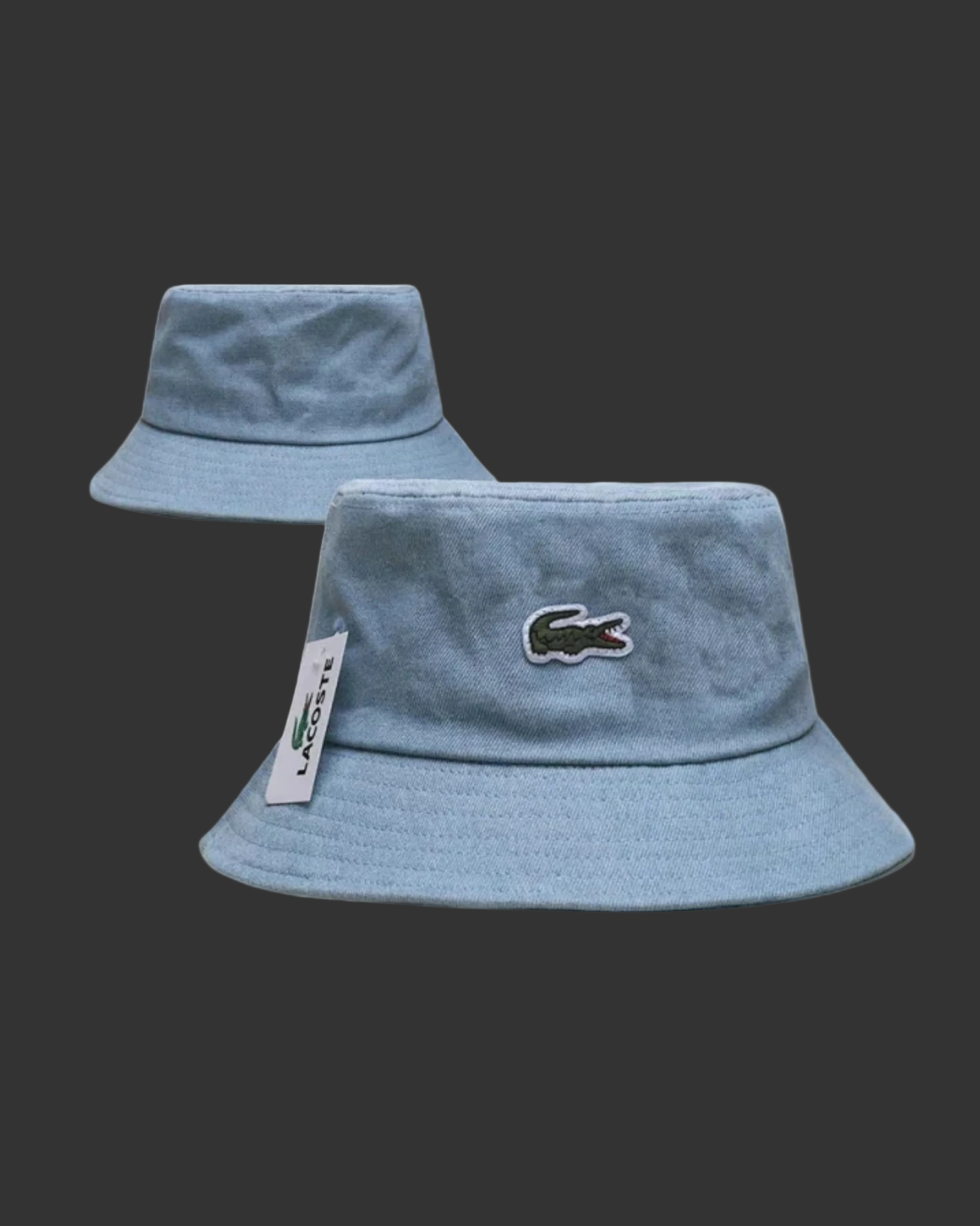 Lacoste Small Logo Denim Bucket Hat